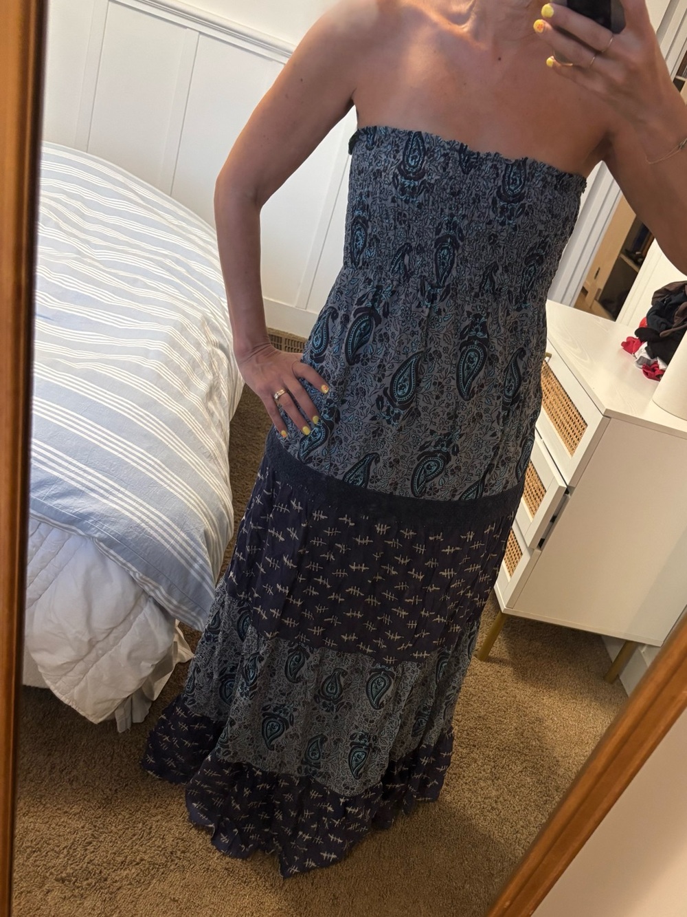 Strapless Maxi sundress